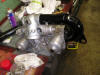 Photo of rebuilt Rolls Royce carburetors