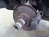Photo of old Austin Healey brakes