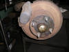 A  photo of a Jensen Healey old brakes